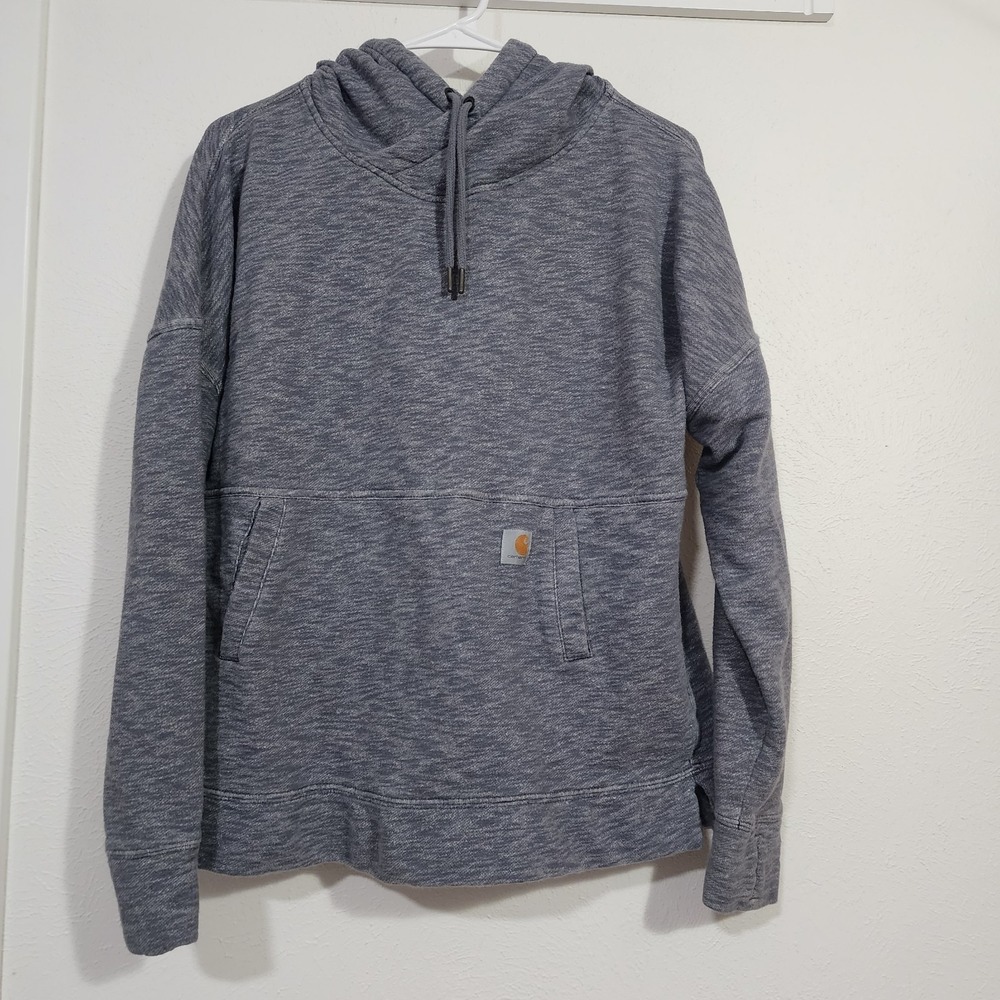 Carhartt Newberry Hoodie Women's Large Relaxed Fit, Lightweight Pullover Pockets